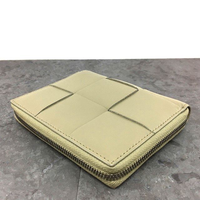  278 み BOTTEGA VENETA 札入れ カセット カーフスキン 折り財布 小物