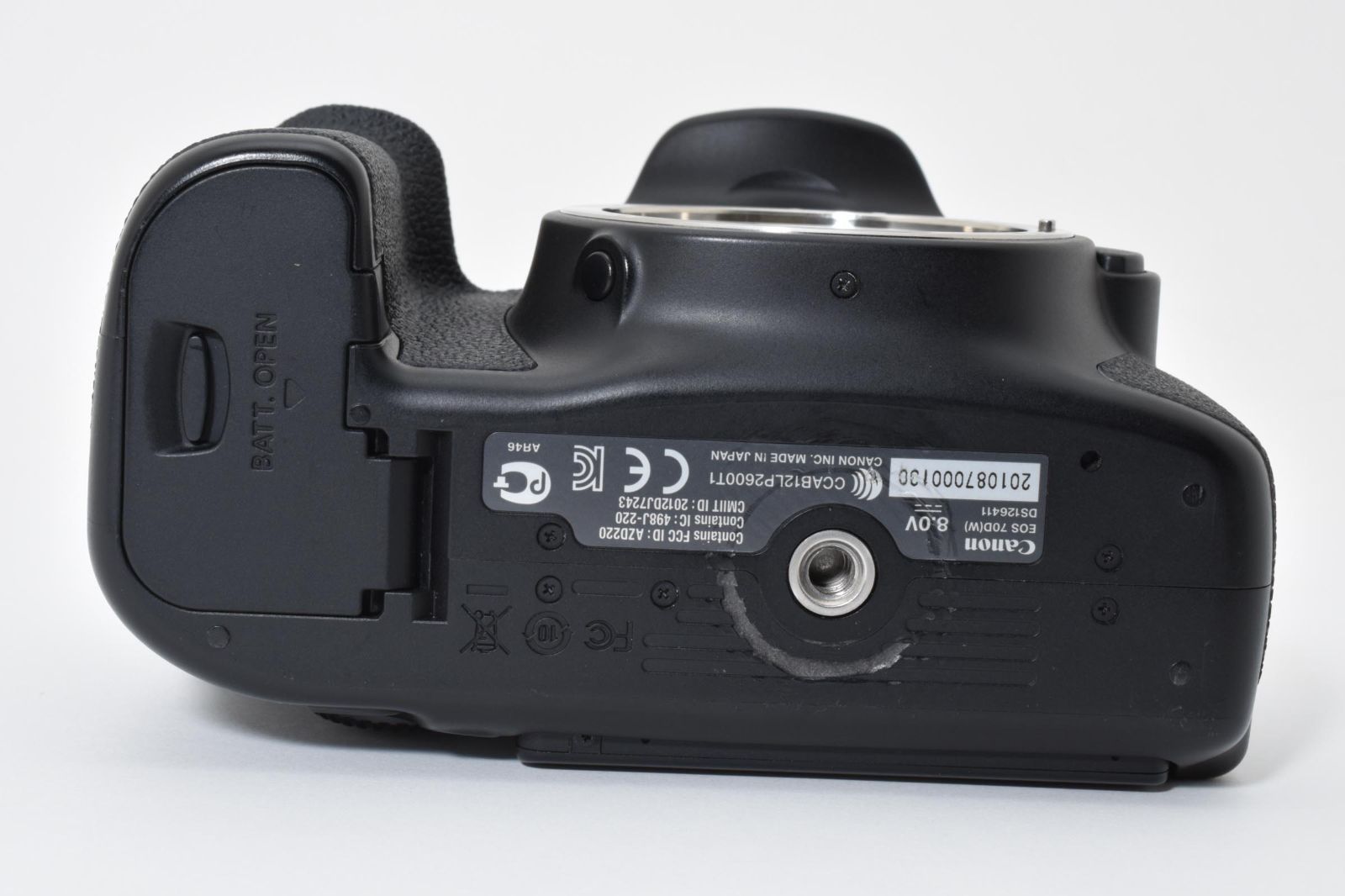  ショット数 8218回 キヤノン Canon EOS 70 D ボディ LL 178 5671 デジタル一眼レフ デジタルカメラ