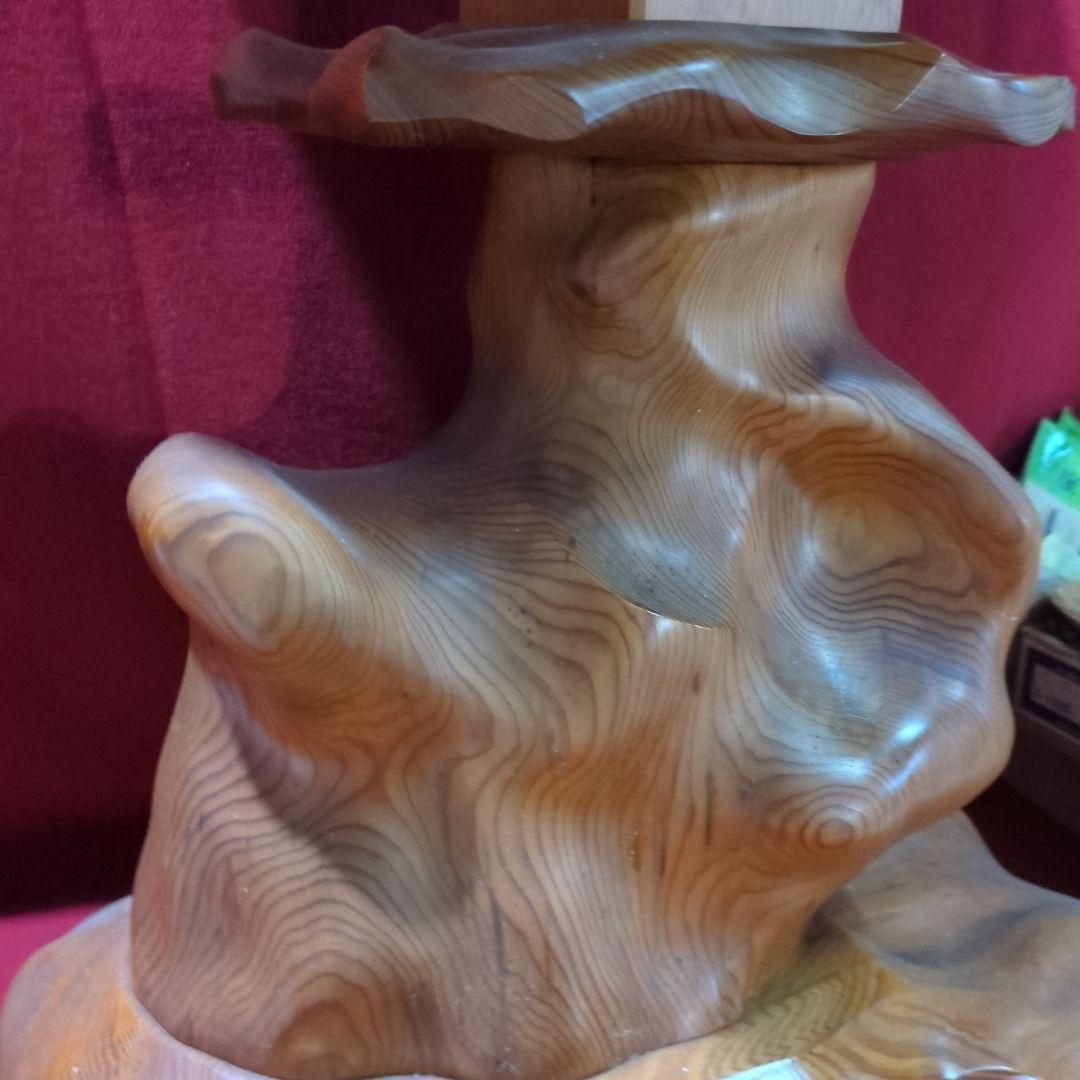 屋久杉 置物 骨董品 時代物 灯籠 灯篭 - メルカリ