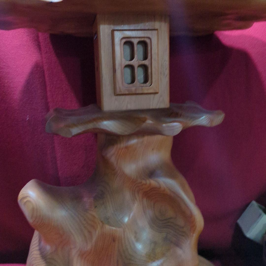 屋久杉 置物 骨董品 時代物 灯籠 灯篭 - メルカリ