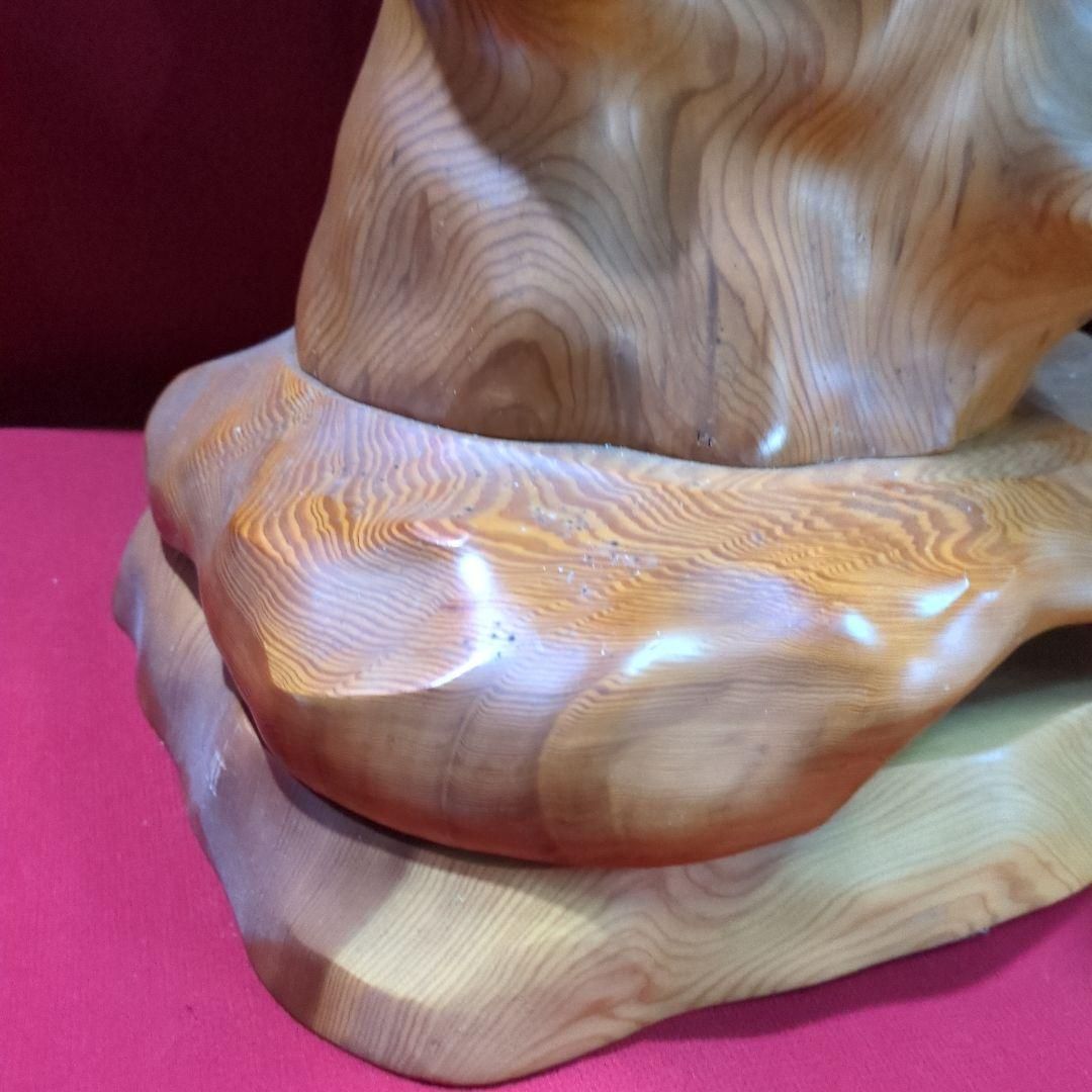 屋久杉 置物 骨董品 時代物 灯籠 灯篭 - メルカリ