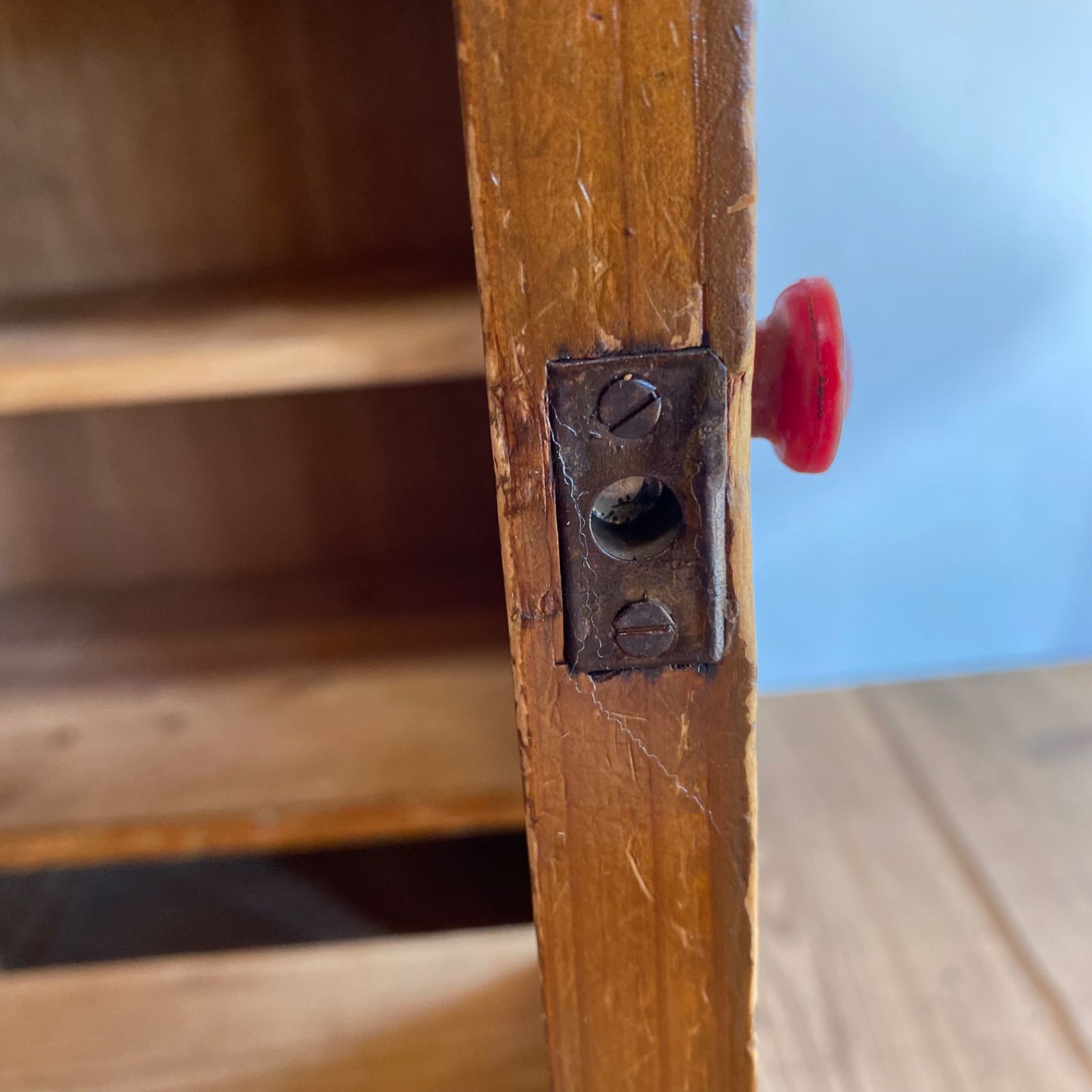 アンティーク ガラス キャビネット 戸棚 本棚 食器棚 レトロ y219 MARWIL-DEMENAGEMENTS_CH