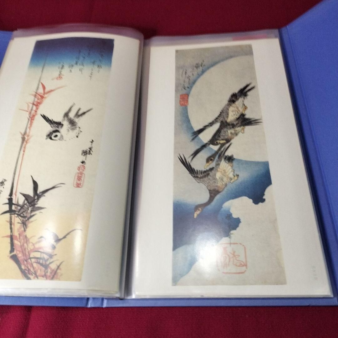 広重花鳥短冊傑作集 24枚 額付き - メルカリ