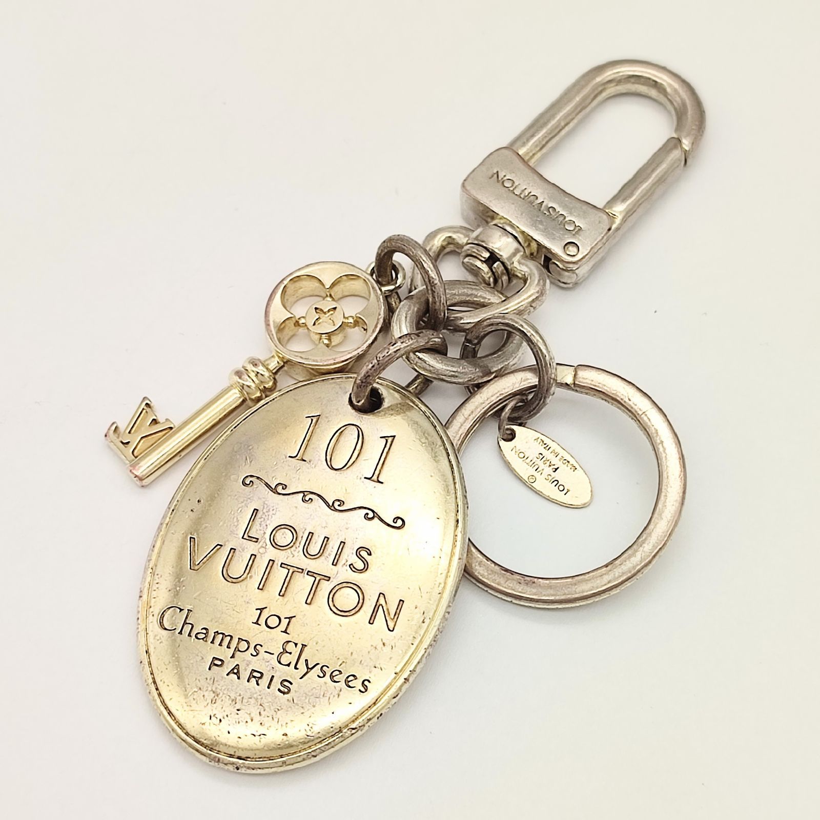LOUIS VUITTON ルイヴィトン ポルトクレメゾン キーホルダー キーリング キーチャーム ゴールド M65086