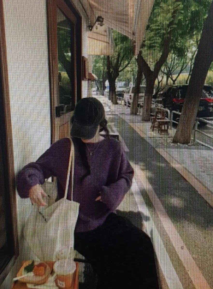 黒PURPLEパープルフラワーロングスカートセット