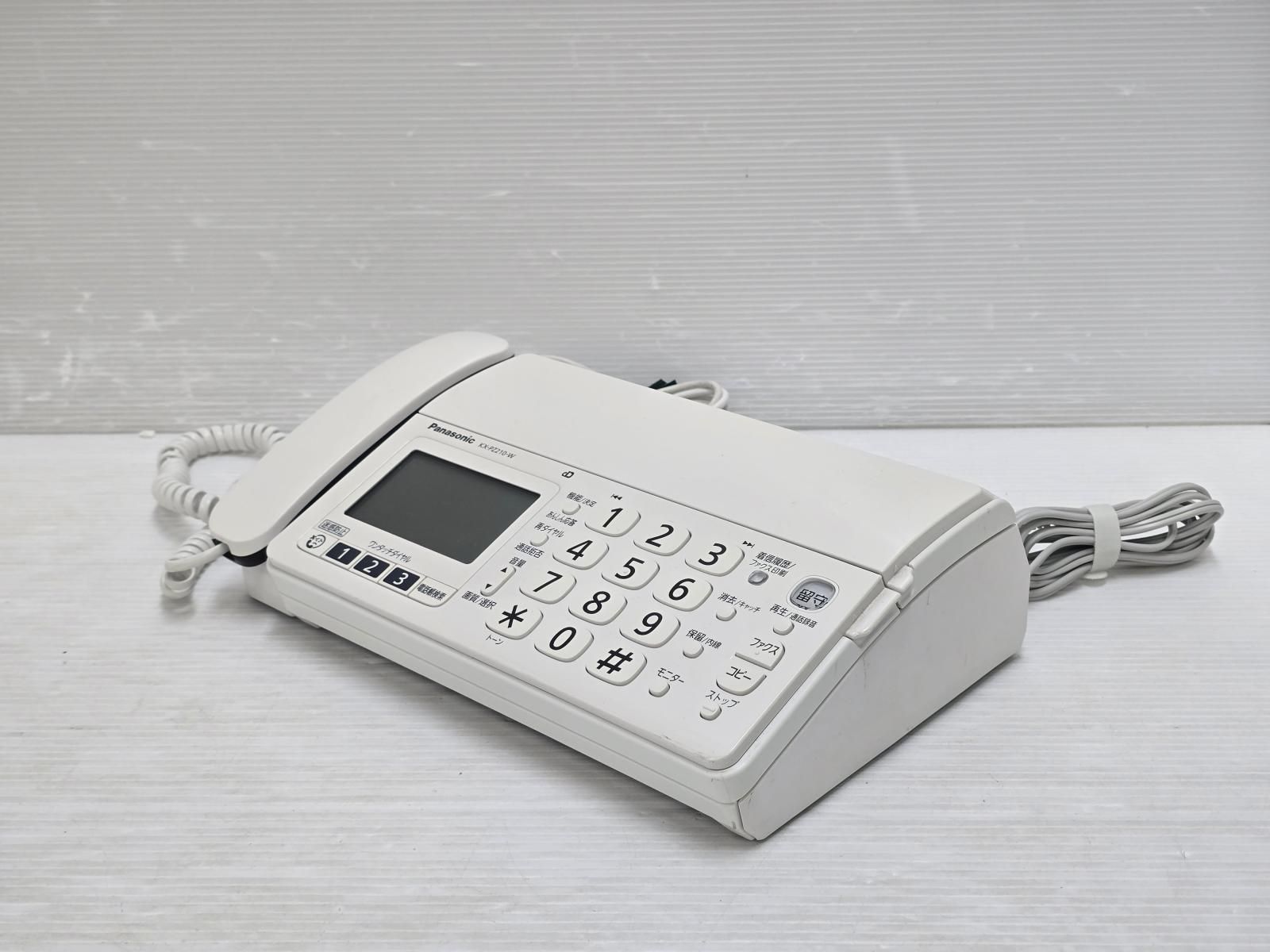 生活家電 【品】 パナソニック Panasonic 機 FAX ファックス KX-PZ210 