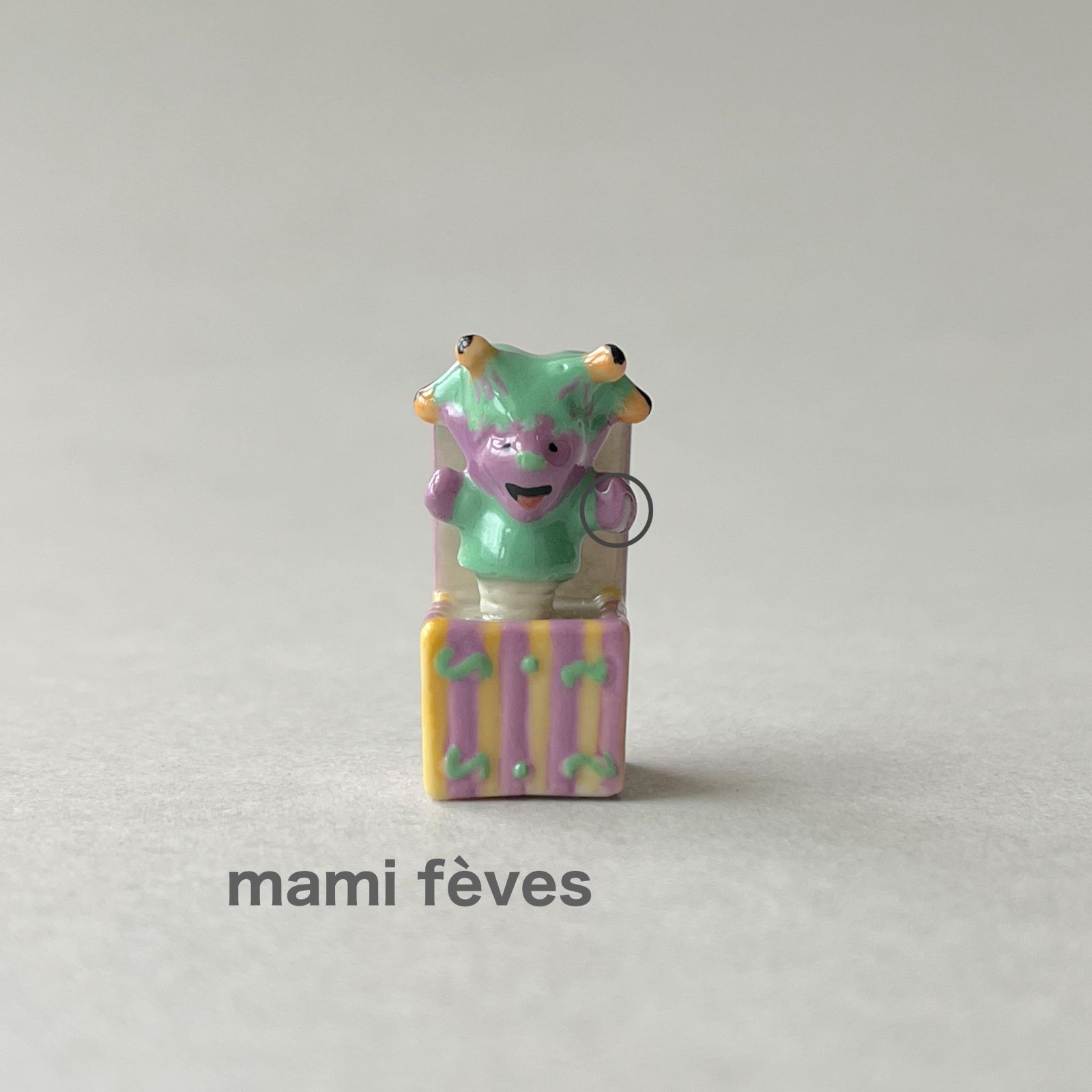 フェーヴ ピエロのびっくり箱 昔なつかしいおもちゃたち フランス