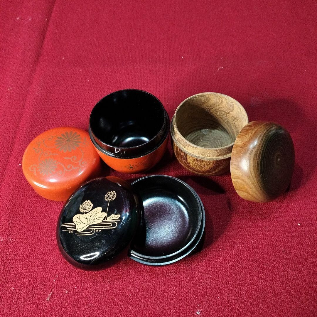 茶道具　茶入　棗　３点セット 棗 3点 茶道具 茶入 棗 3点セット 茶道具 茶箱用三点セット