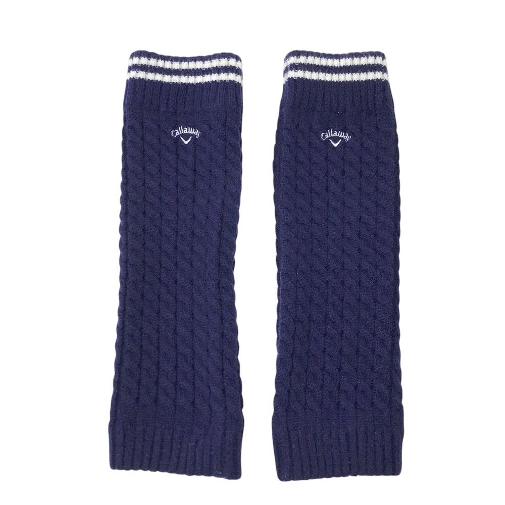 CALLAWAY キャロウェイ ニットレッグウォーマー ネイビー系