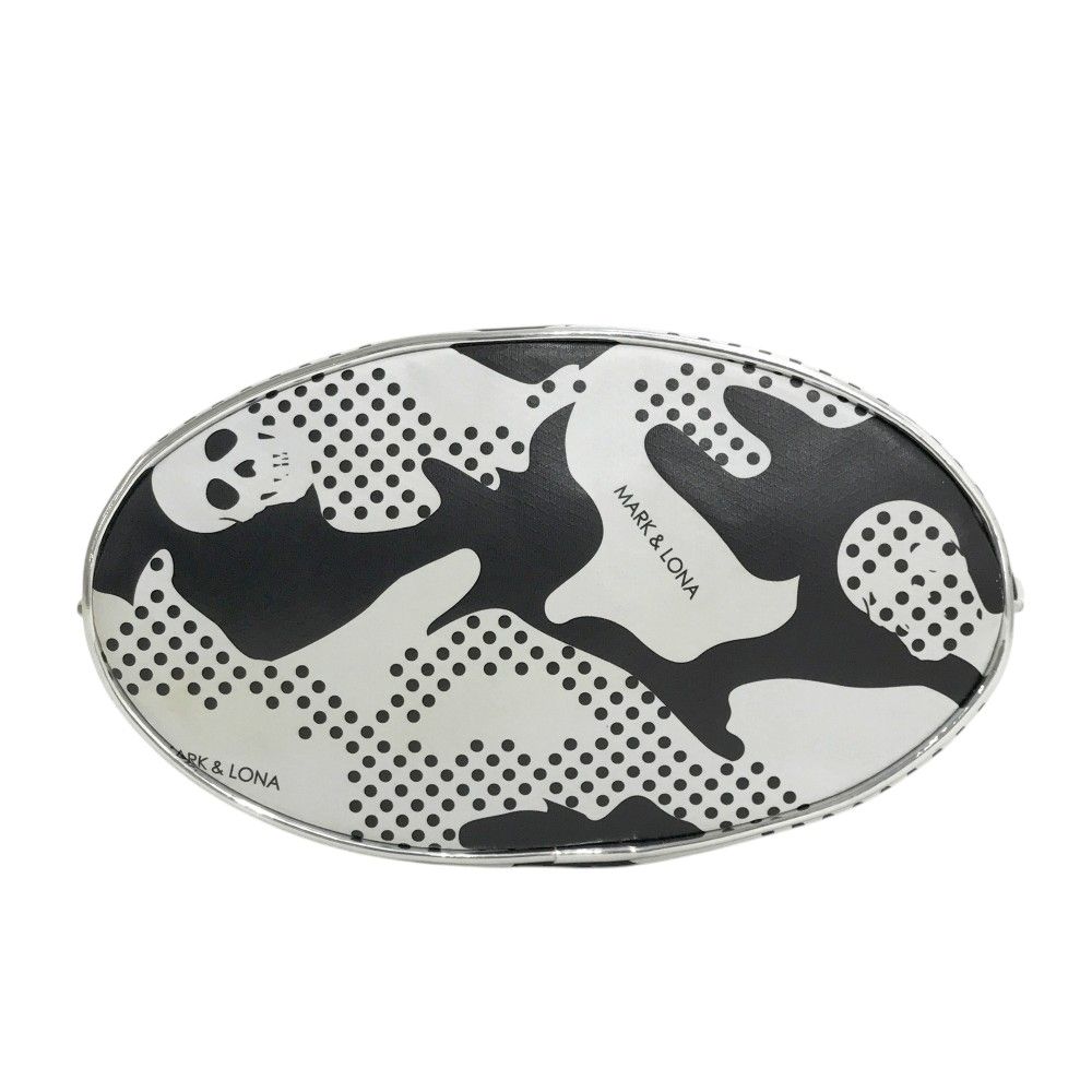 MARK&LONA マークアンドロナ カートバッグ 総柄 ブルー系