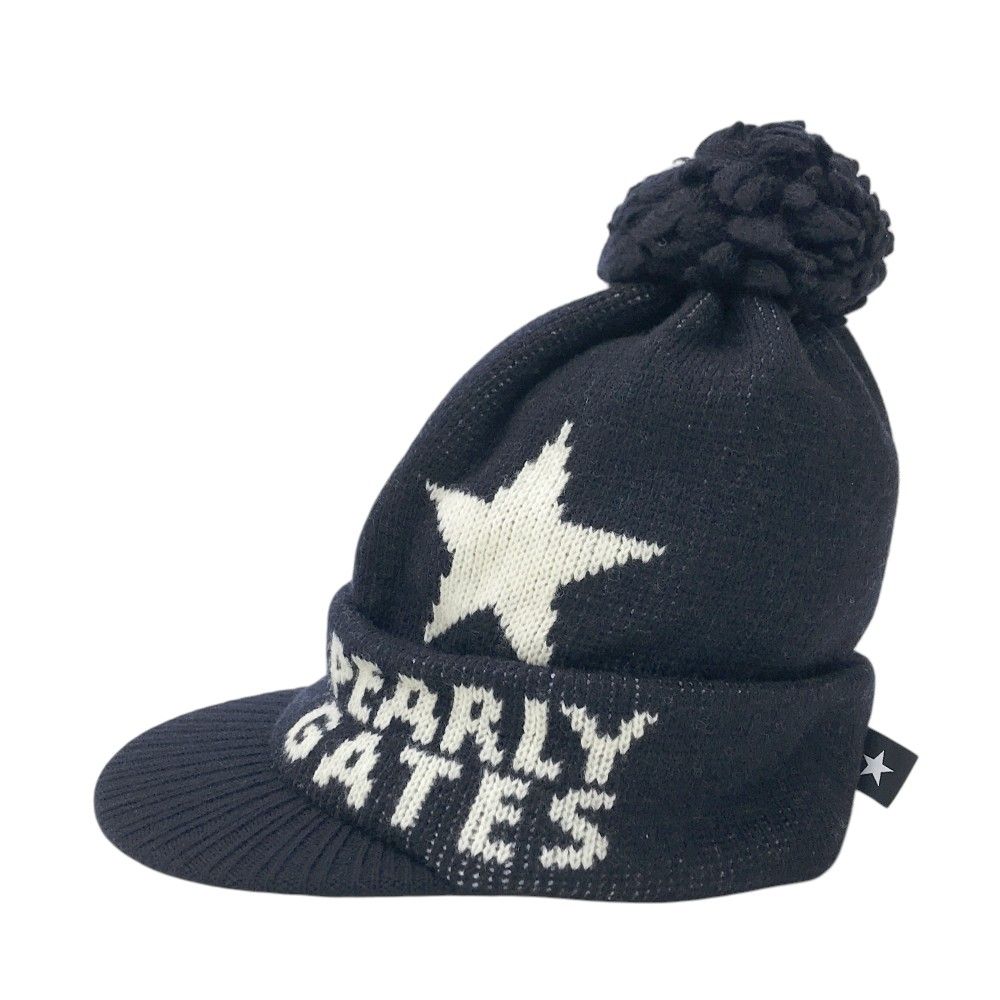 PEARLY GATES パーリーゲイツ ニットキャップ ネイビー系 FR 240101550384 ゴルフウェア ストスト