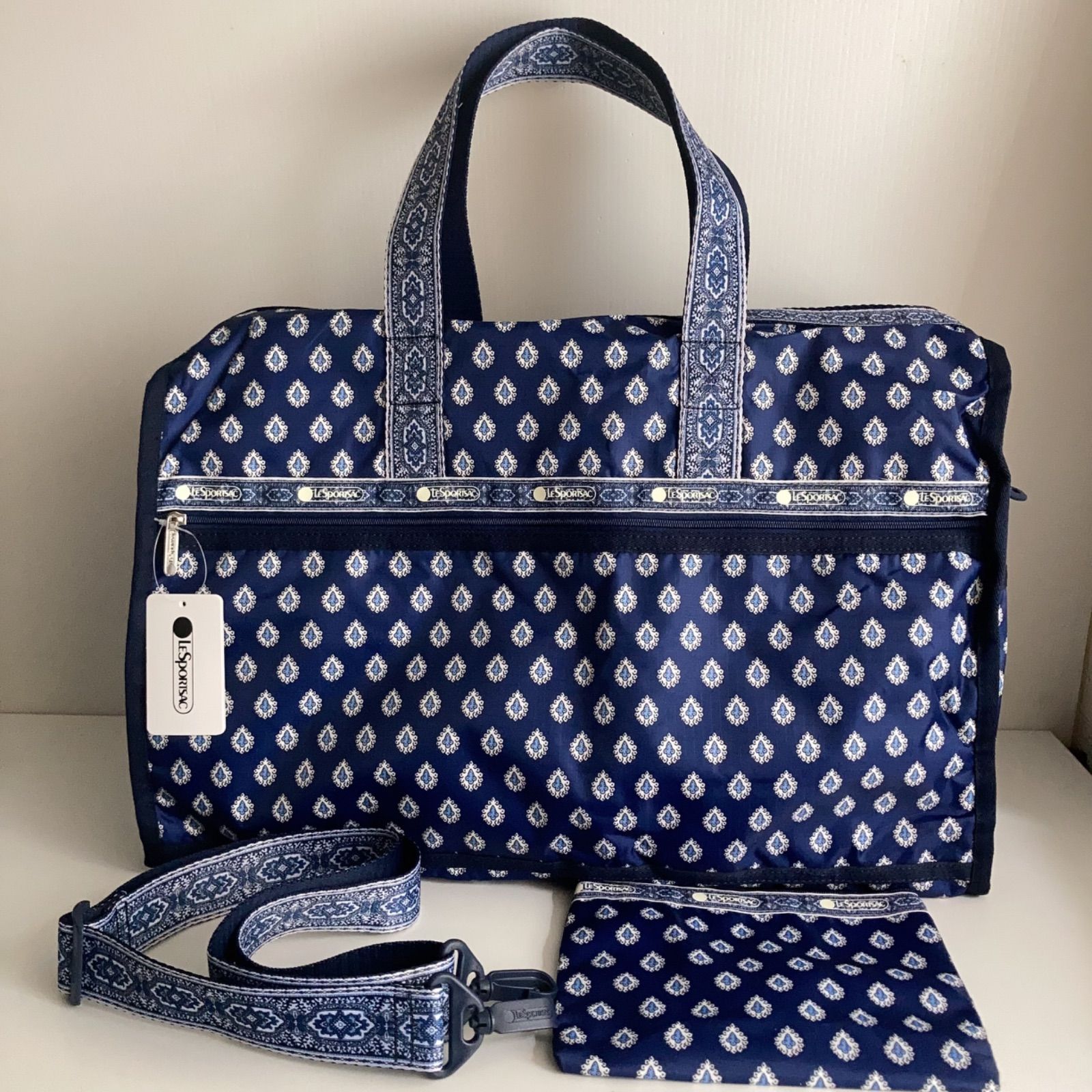 レスポートサック レゾリヴァード 2way ボストンバッグ ポーチ付き 旅行バッグ