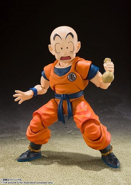 S.H.フィギュアーツ ドラゴンボールZ クリリン-地球人最強の男- 約115 mm PVC-ABS製 塗装済み可動フィギュア