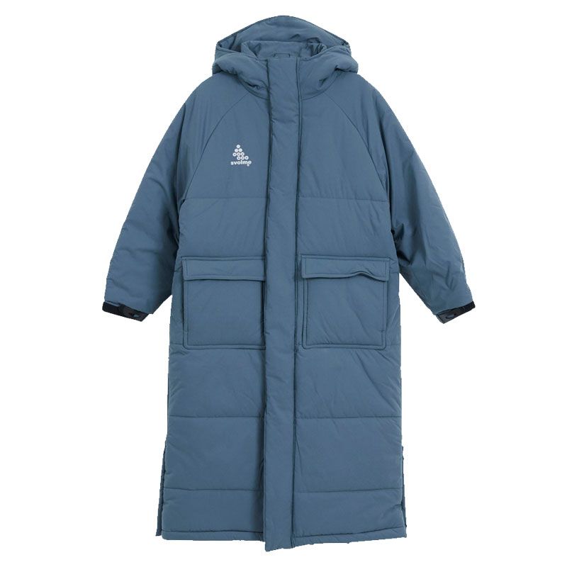 スボルメ svolme Jr発熱中綿ベンチコート ジュニア サッカー フットサル ウェア コート 防寒 25AW 1253-50804 032 ネイビー LLC-HASEGAWATOSO_COM