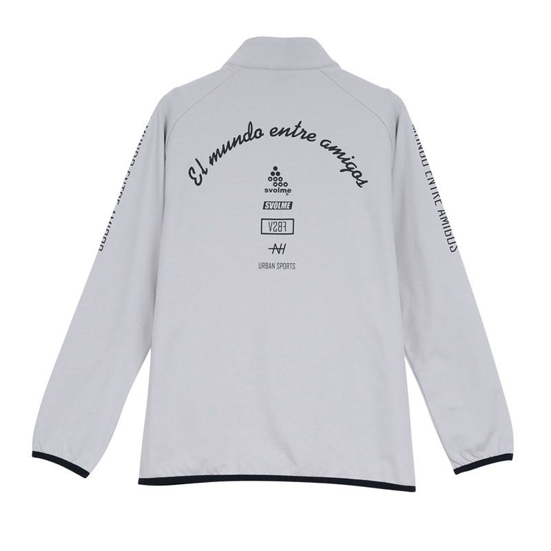 Jr起毛あったかのびのびハーフジップ