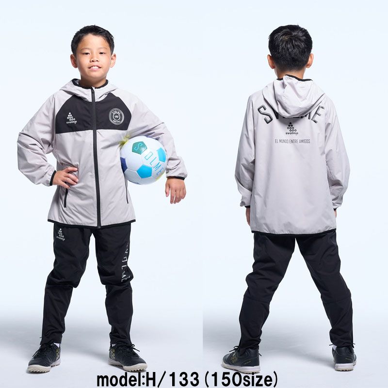 スボルメ svolme Jrピステ裏メッシュジップフーディー ジュニア サッカー フットサル ウェア ピステ 25 AW 1253 50601 041 MINT GREEN