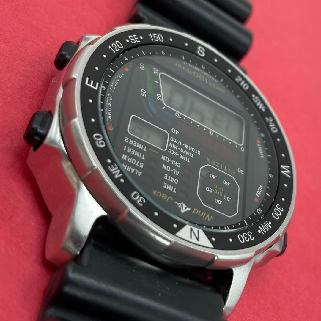 動作OK】CITIZEN ウインドジャック D060-086775 TA デジタル QZ