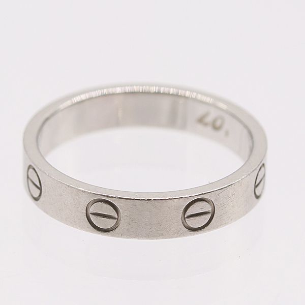 カルティエ ミニラブリング 750 WG 5.4g 53 FZ6749 B4056353 アクセサリー ジュエリー 5985210 10NBT AKO ABC 17011