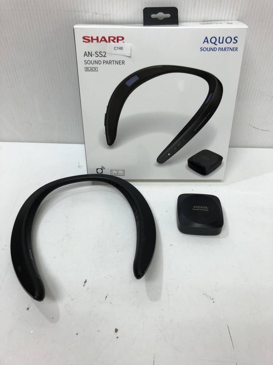 オーディオ機器 C146 SHARP ネックスピーカー AN-SS2 シャープ
