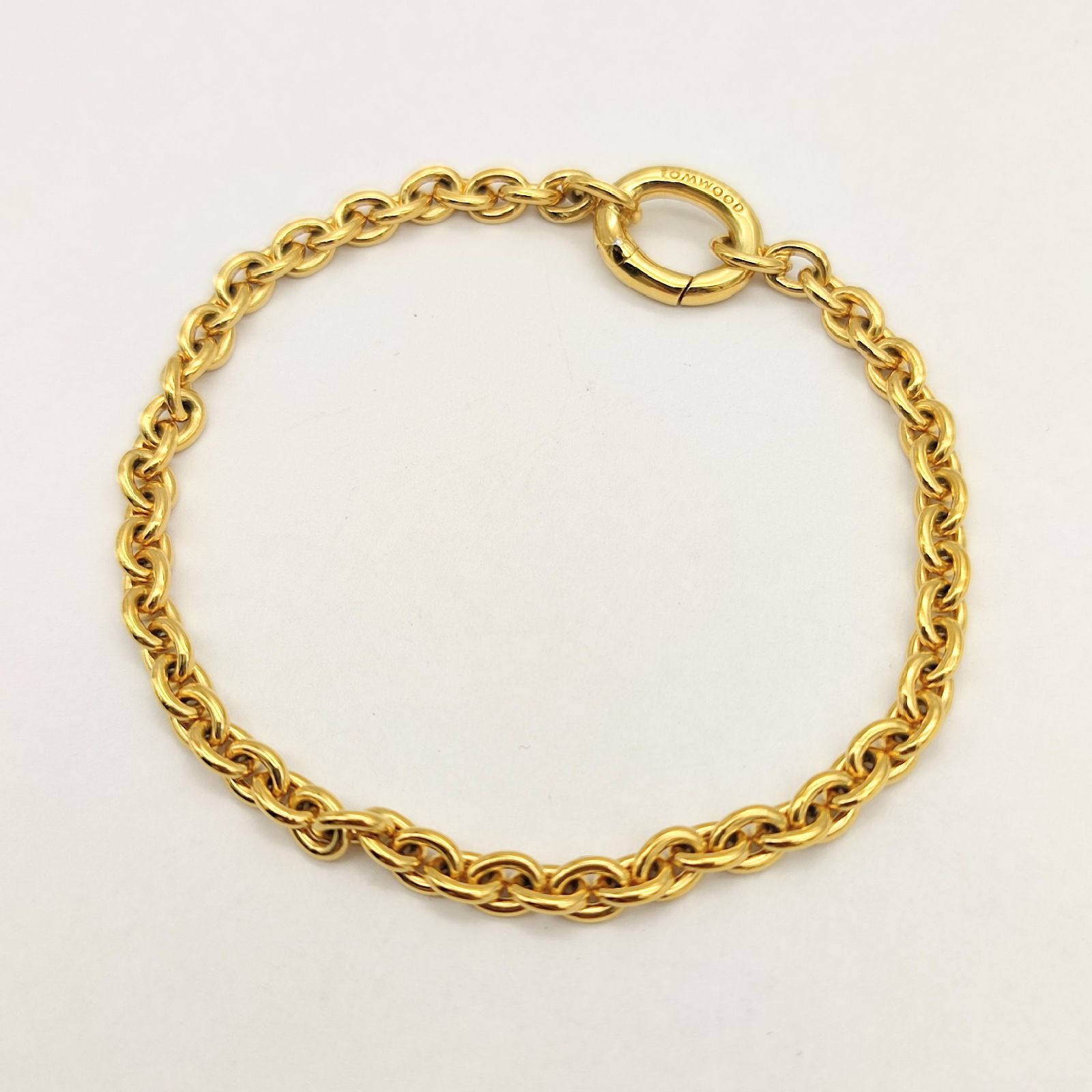 超美品】TOM WOOD トムウッド Ada Bracelet ゴールドチェーン 