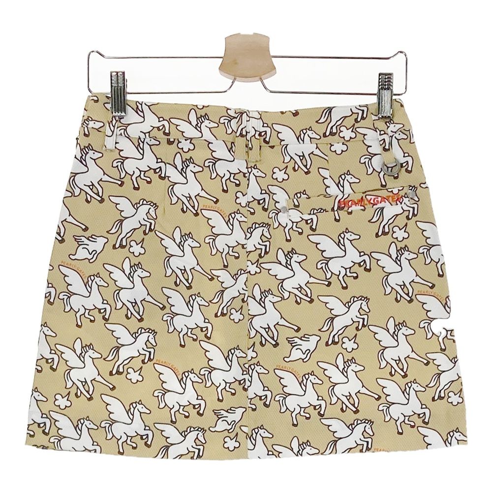 サイズ 0 PEARLY GATES パーリーゲイツ 055 1134400 スカート 総柄 ベージュ系 ゴルフウェア レディース ストスト