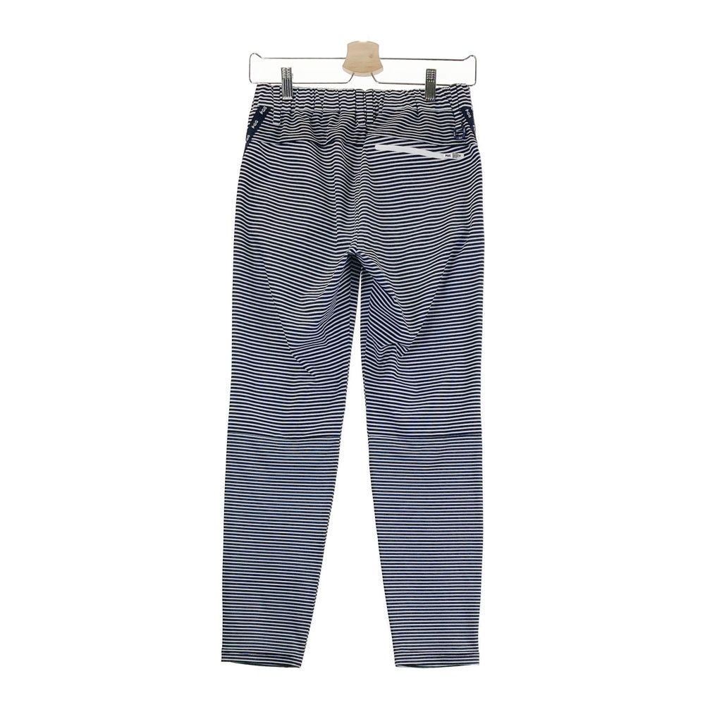 サイズ 0 PGG PEARLY GATES パーリーゲイツ ストレッチ ロングパンツ ボーダー柄 ネイビー系 240101534730 ゴルフウェア レディース ストスト