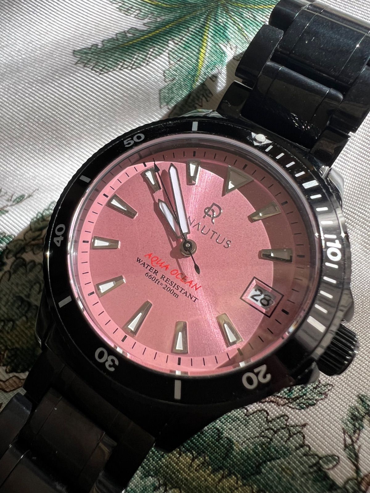 ルノータス アクアオーシャン クオーツ時計 レディース ブラッキー