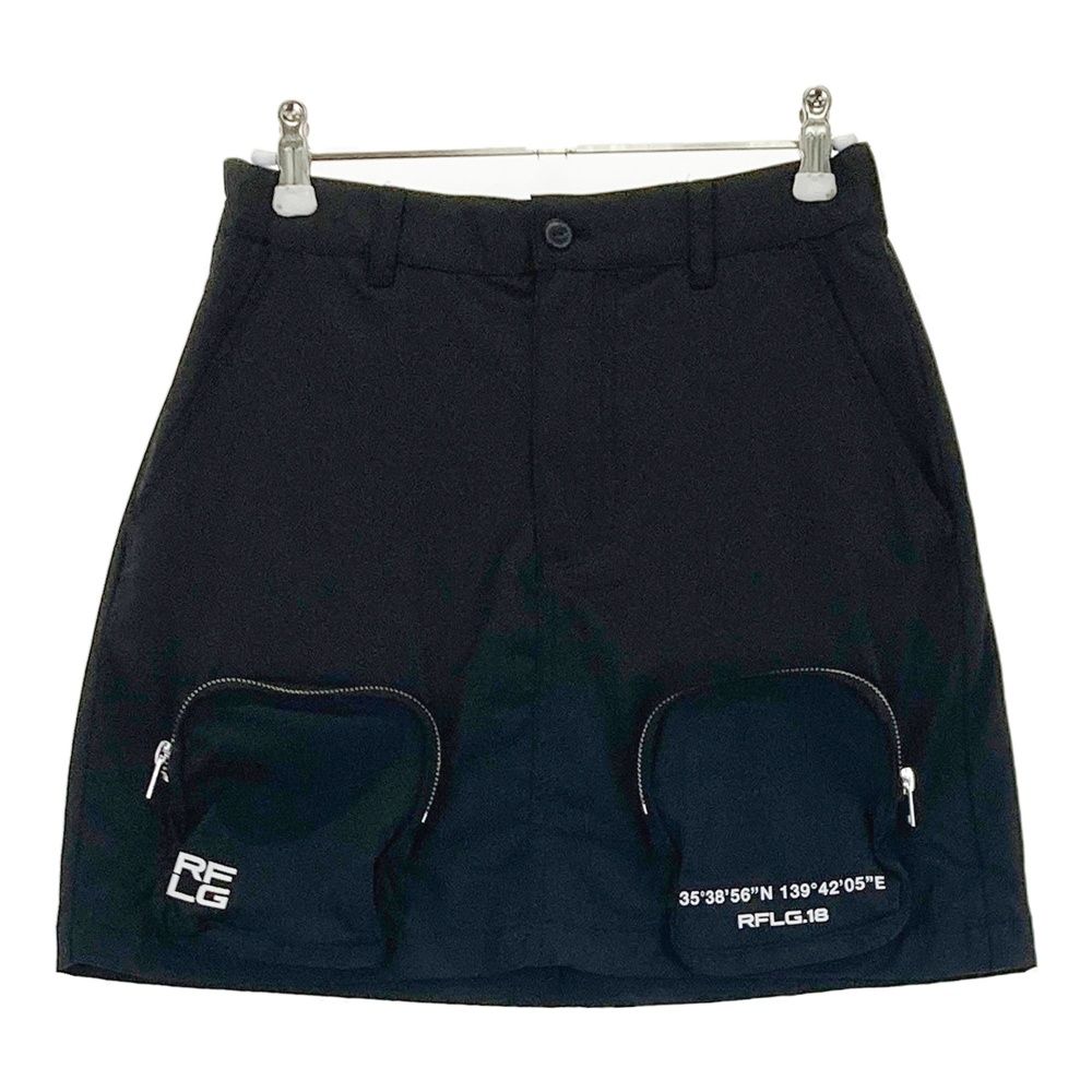 サイズ M RUFFLOG ラフロッグ インナー付 ストレッチスカート ブラック系 240101545250 ゴルフウェア レディース ストスト
