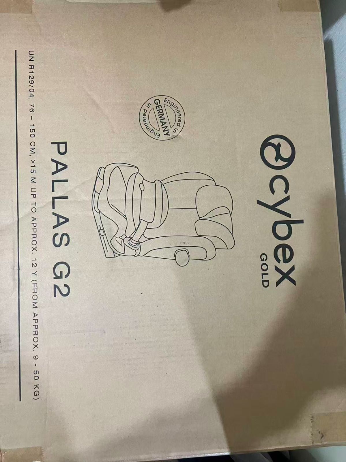 アウトレット cybex サイベックス パラス Pallas G 2 アーモンドベージュ プラス メッシュ 150 cm まで使える チャイルドシート 15ヵ月 12歳頃まで cybexオリジナルリフレクターバンド付き 処分