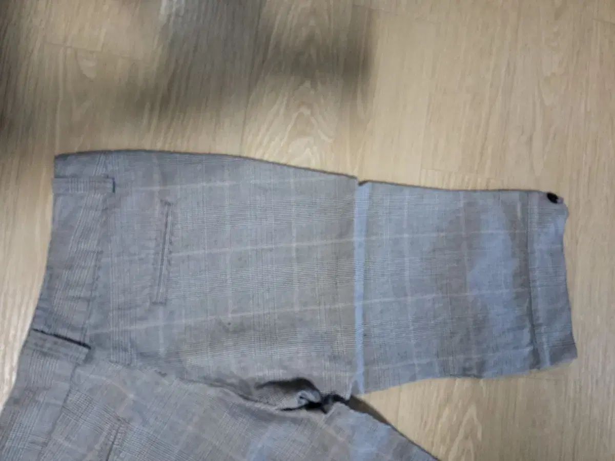 チェック柄 7分丈 コットン パンツ 44サイズ DECORATOM_COM_BR