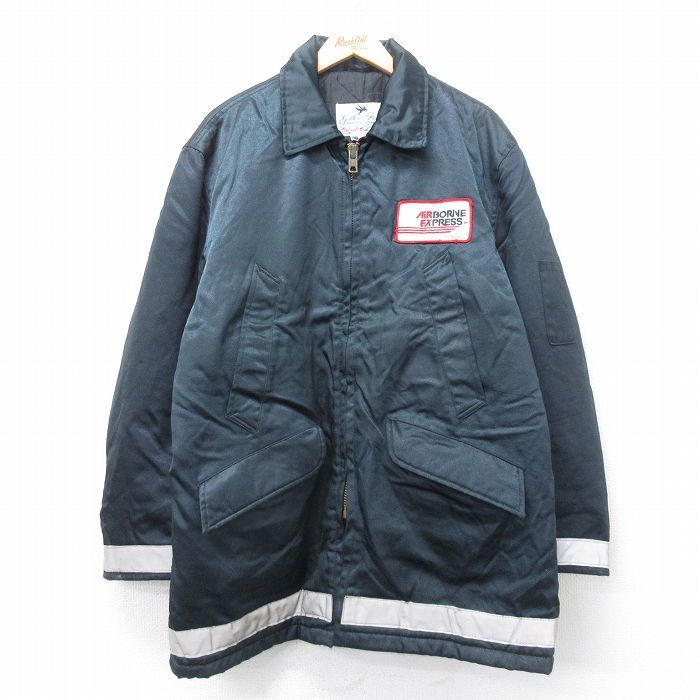 XL/古着 ゴールデンフリース 長袖 ナイロン ジャケット メンズ 80s