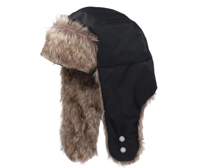 25年秋冬 NANGA ナンガ オーロラテックス ファー フライトキャップ 黒 男女共用 メンズ レディース