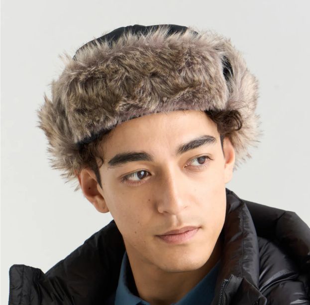 25年秋冬 NANGA ナンガ オーロラテックス ファー フライトキャップ 黒 男女共用 メンズ レディース