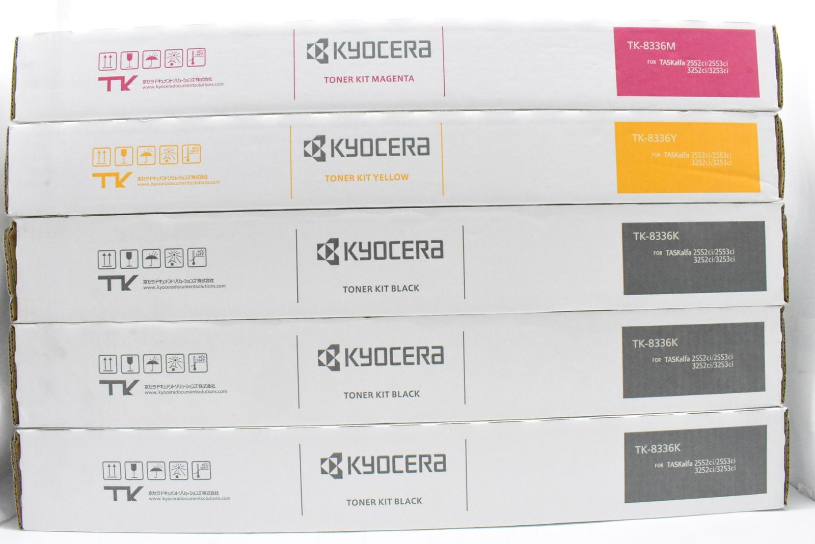 目標 京セラ 純正 トナー TK-8336 3色5本 イエロー マゼンタ ブラック KYOCERA ITGQDI86R5S8-D-N08-byebye 理解