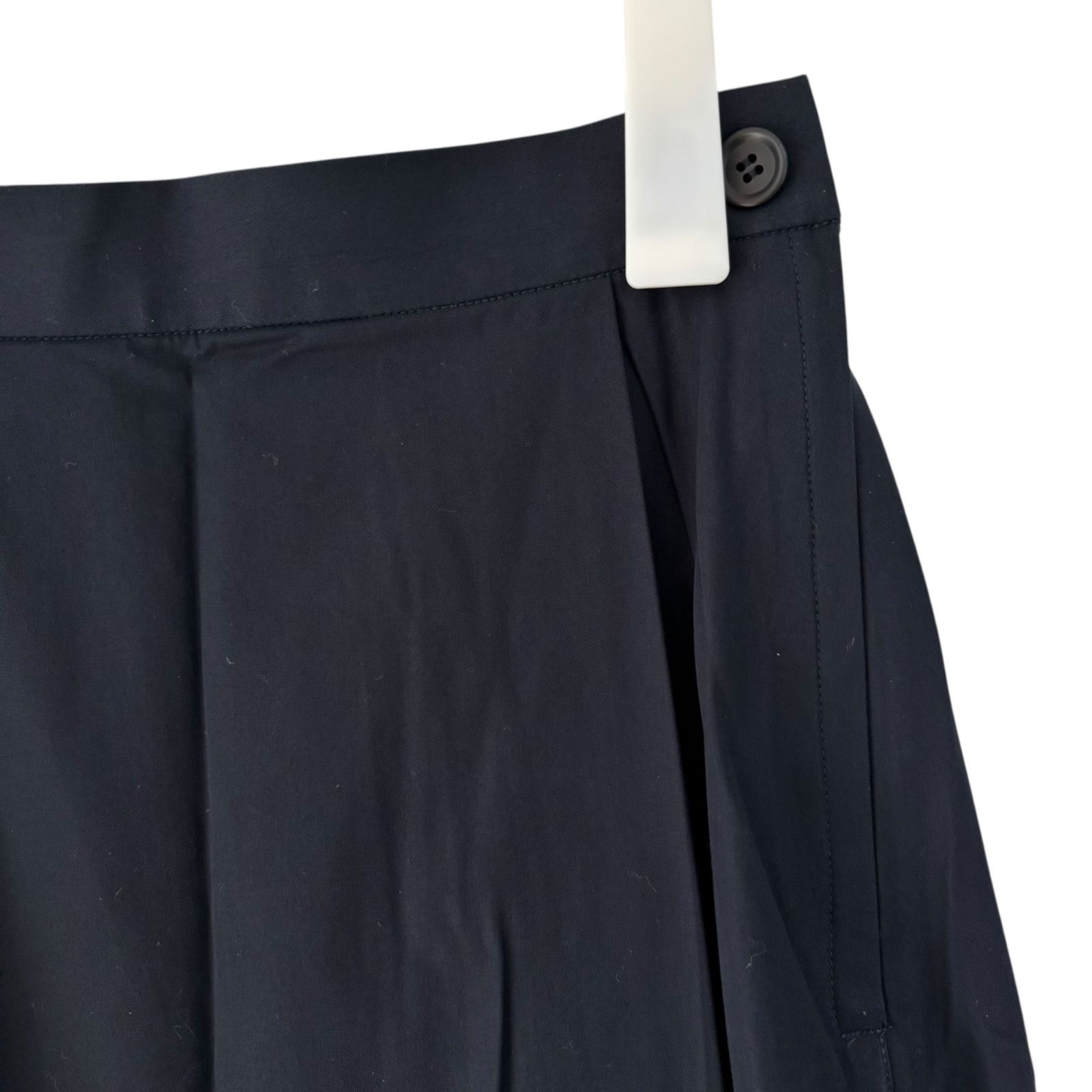 Z1587ISSEY MIYAKE イッセイミヤケ ロングスカート ネイビー