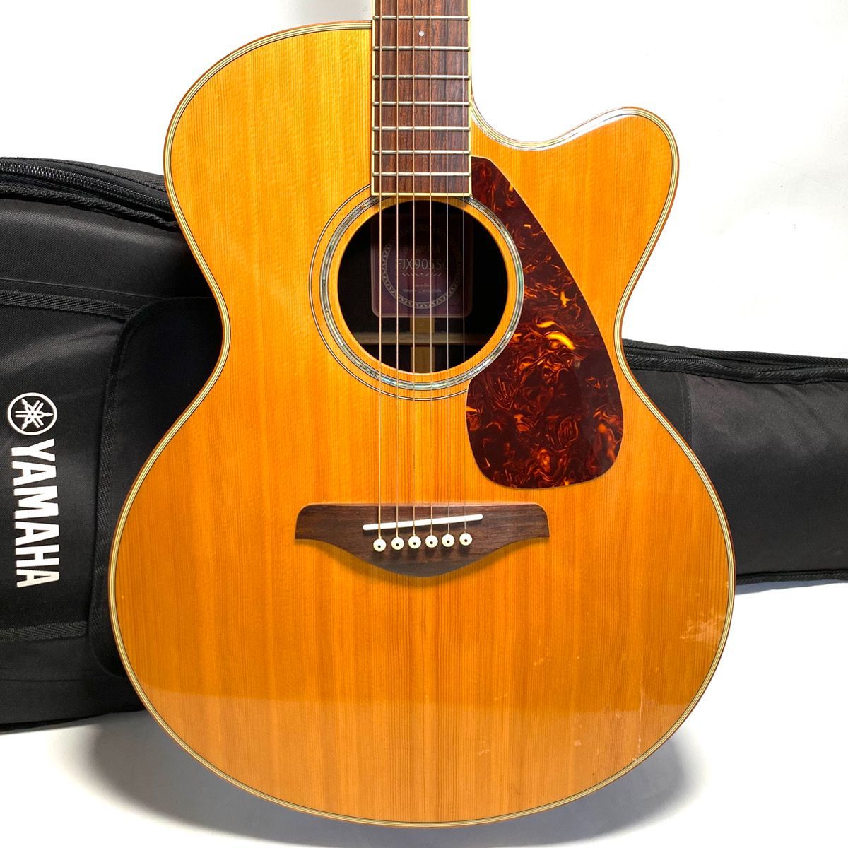 出音良好 ヤマハ YAMAHA FJX905SC エ コ アコースティックギター オール単板 モデル ケース付