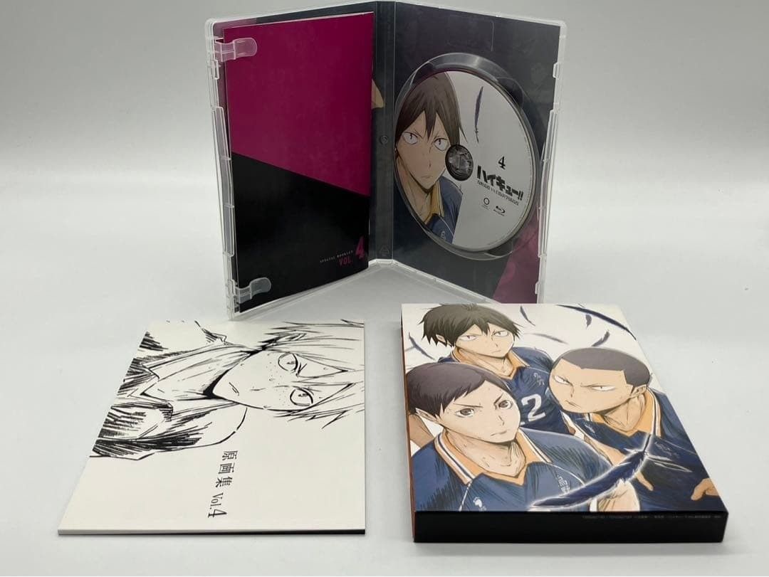 DVD TSUTAYA 収納BOX付き ハイキュー!! 烏野高校 VS 白鳥沢学園高校 全巻セット ma