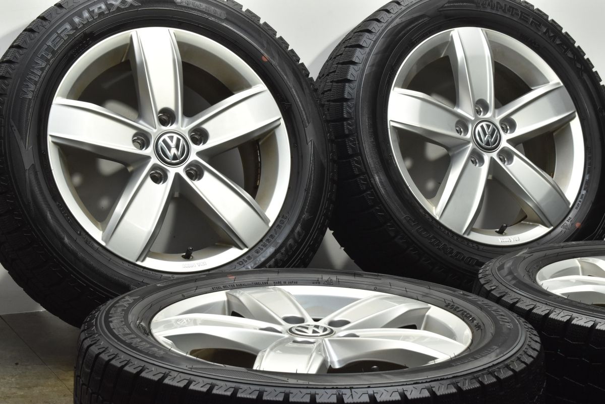 正規品 フォルクスワーゲン 純正 ウィンター オプション コルバラ 16in 6J 48 PCD112 ダンロップ 205|55R16 VW ゴルフ 5G0071496A