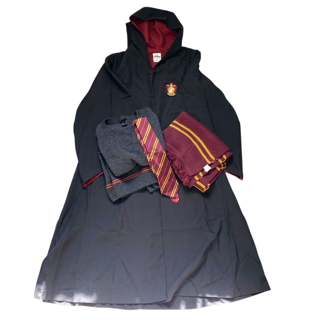 ほぼ♥ USJ ハリーポッター ローブ|セーター|マフラー|ネクタイ 4点まとめセット M71029-2