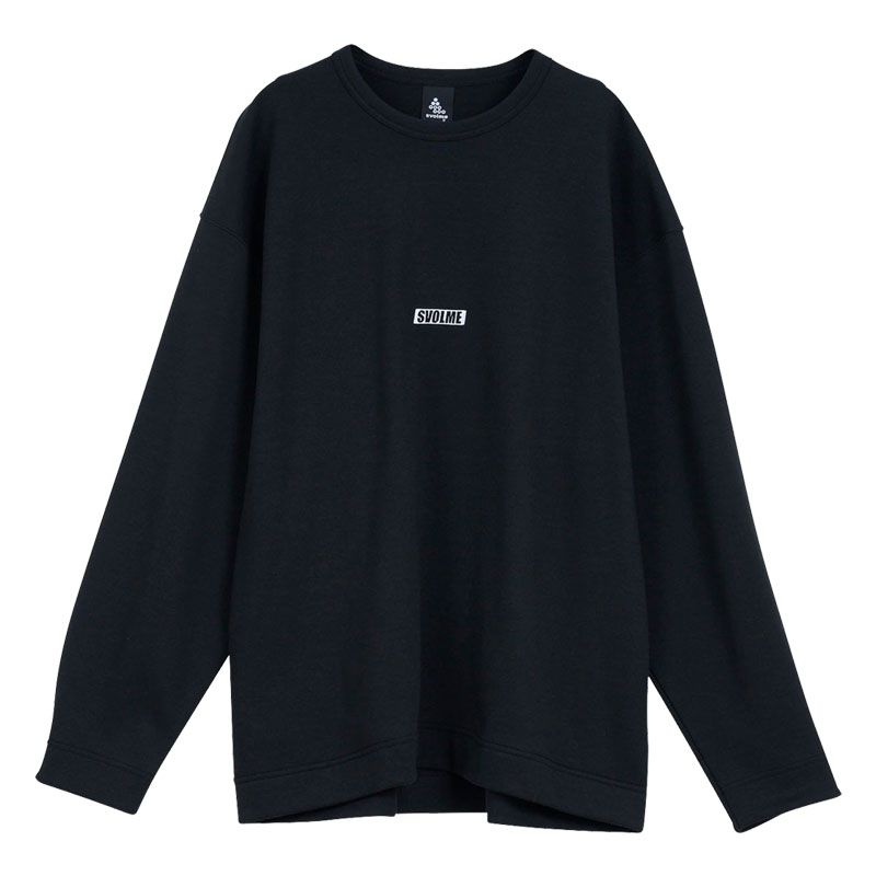 スボルメ svolme テックスウェットクルートップ サッカー フットサル ウェア スウェット 25 AW 1253 48311 010 ブラック
