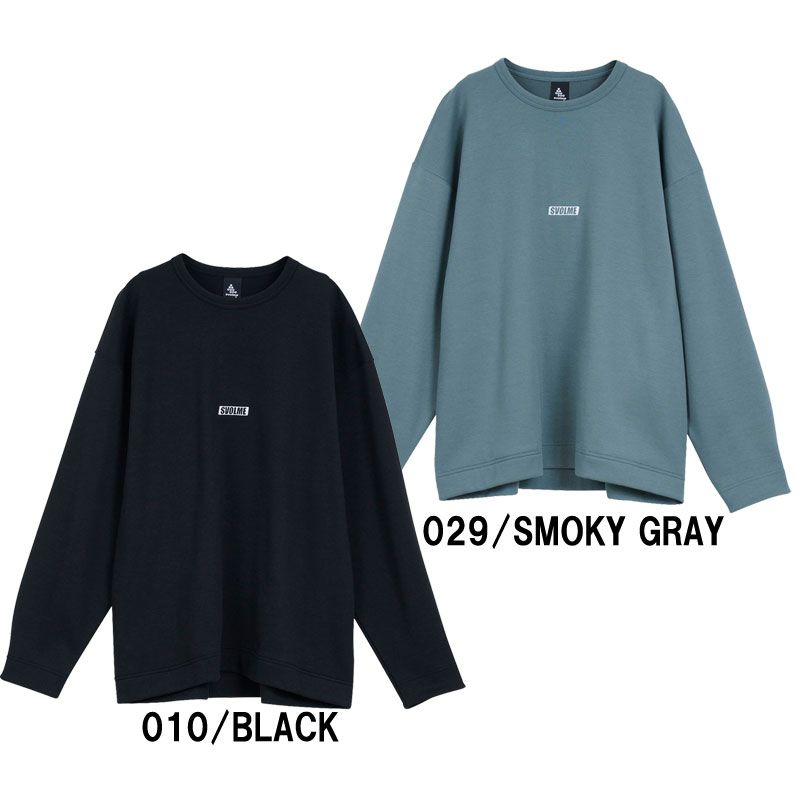 スボルメ svolme テックスウェットクルートップ サッカー フットサル ウェア スウェット 25AW 1253-48311 029 スモーキーグレー