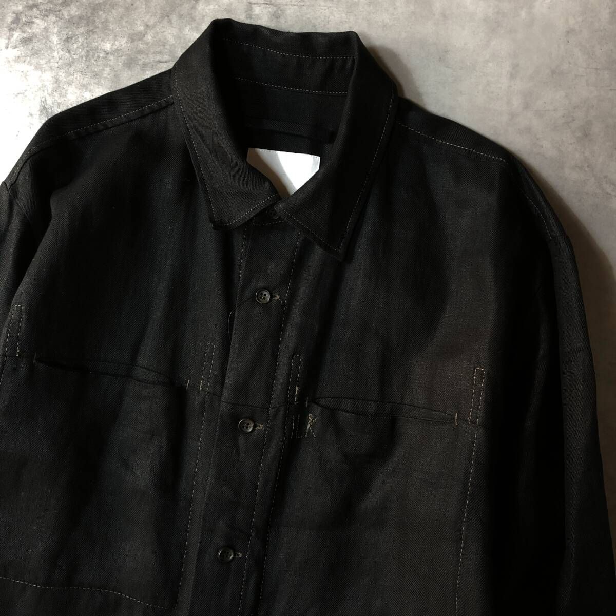 ADAM ET ROPE' /ジャンプスーツ オールインワン つなぎ 黒 L ADAM ET