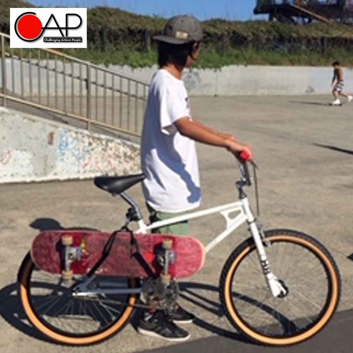 CAP キャップ 寿産業 380 スケボー用 スケートボード用 自転車キャリア ステンレス製