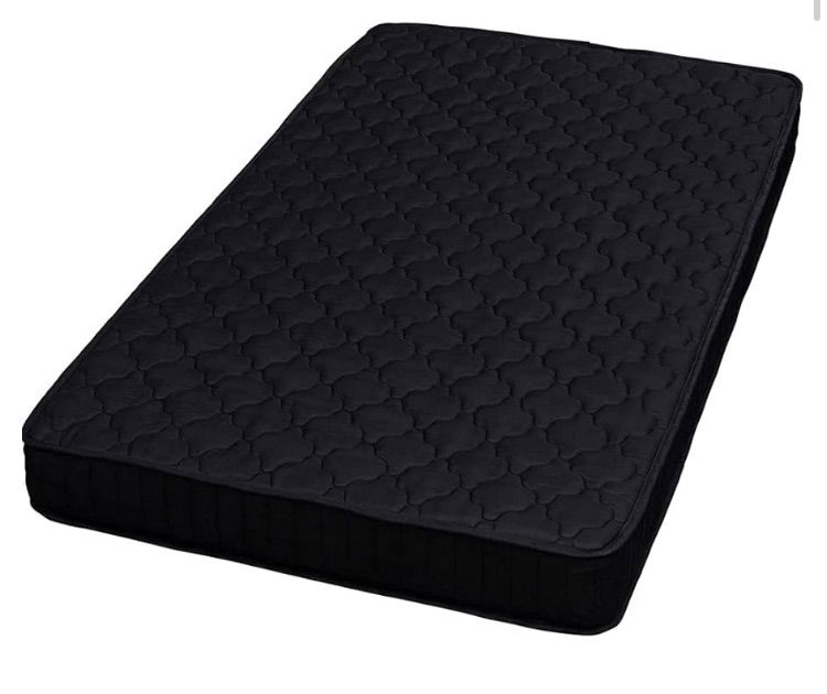 アイリスプラザ 高密度ポケットコイルマットレス 身体の負担を軽減 独立コイル726個 厚20cm 表面さらっと しっかり硬め らくらく設置 圧縮梱包 ダブル ブラック PKMTN-D