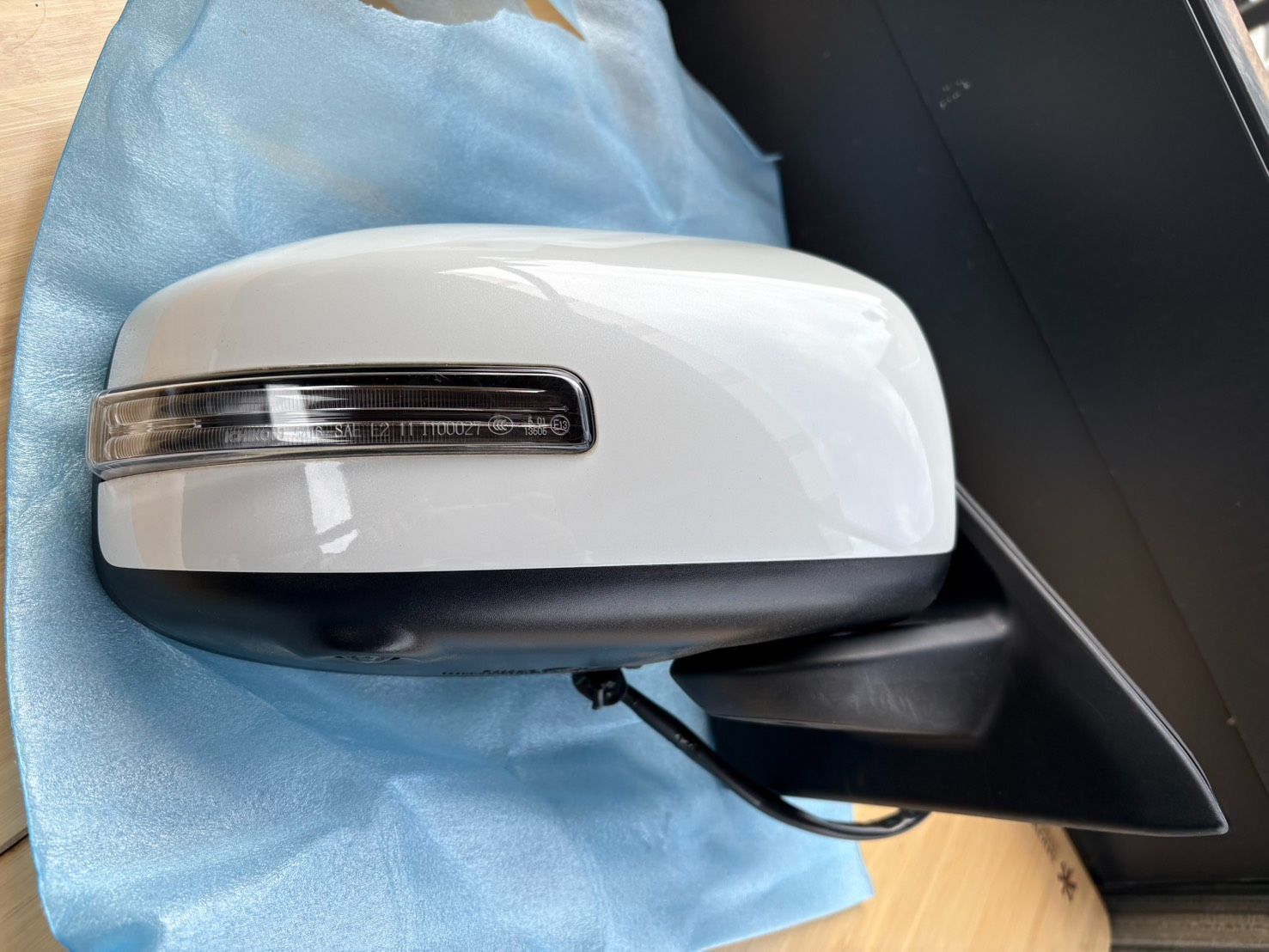 日産 ルークス|ハイウェイスター 純正 右ドアミラー カメラ付き 96301-7NK9C ミラーガラスなし