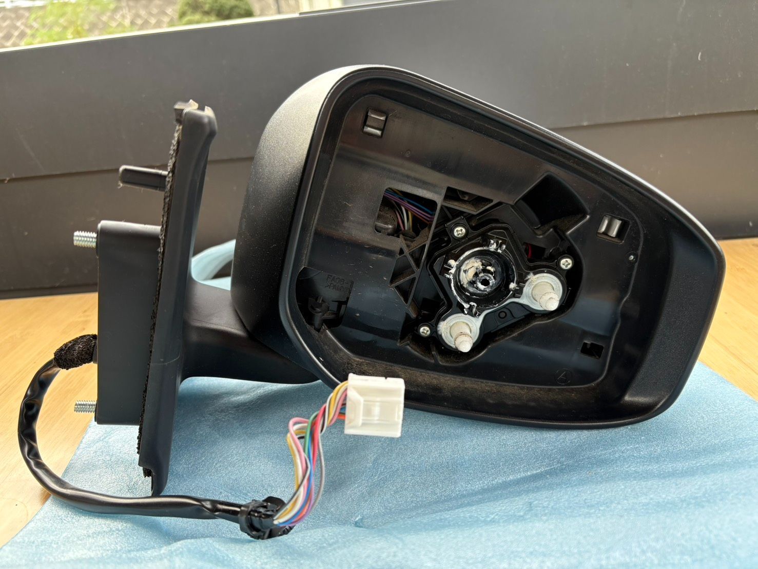 日産 ルークス|ハイウェイスター 純正 右ドアミラー カメラ付き 96301-7NK9C ミラーガラスなし