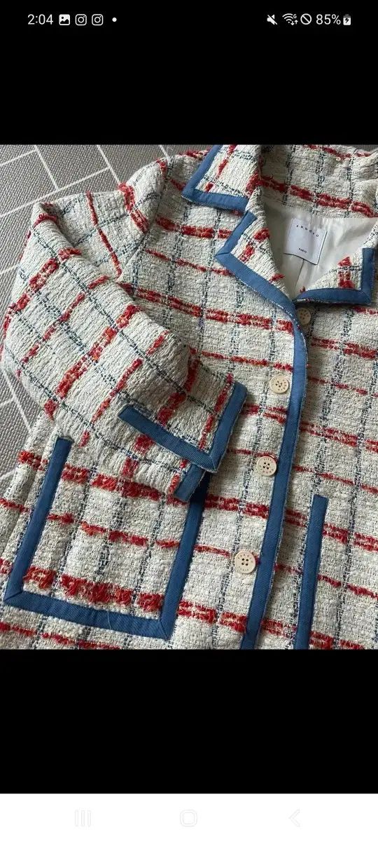 良い サンドロ ツイード ジャケット sandro(サンドロ) / ジャケット/40