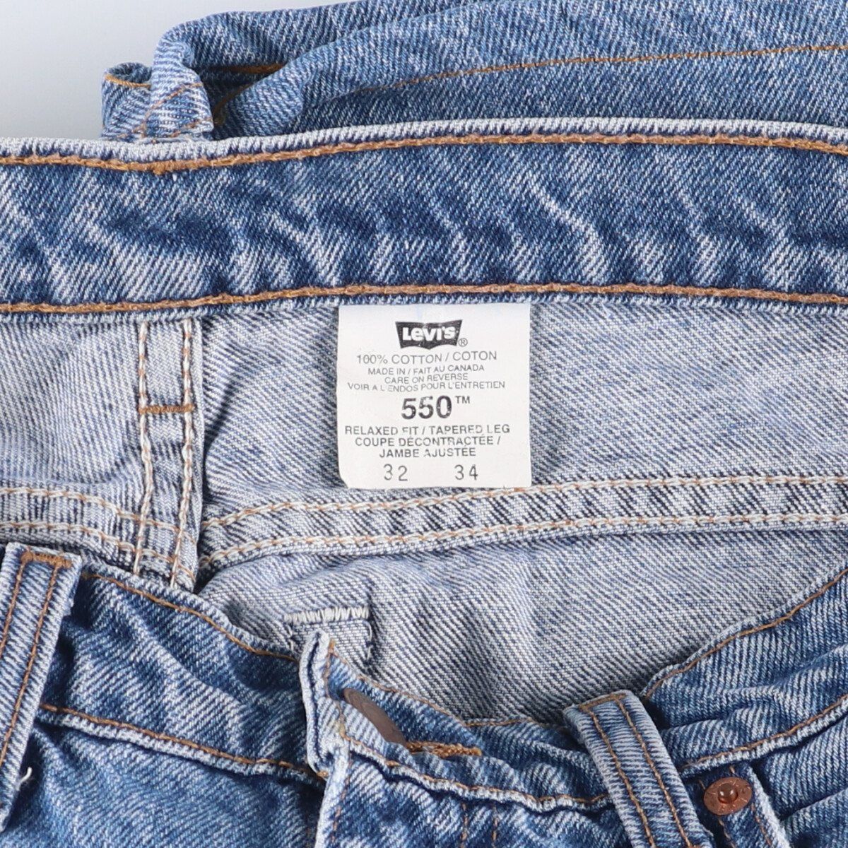 古着 90~00年代 リーバイス Levi s 550 RELAXED FIT TAPERED LEG テーパードデニムパンツ カナダ製 メンズw31相当 ヴィンテージ|eaa592383 WWW_MORNINGWALKER_COM