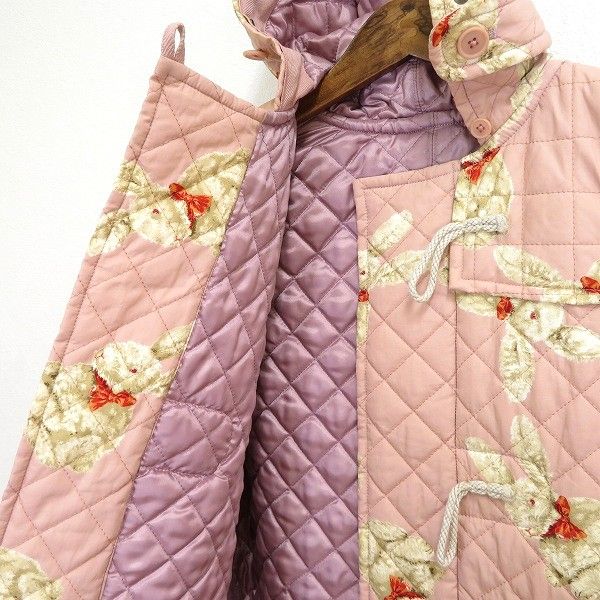 ワンダフルワールド パッチワークイチゴ ピンク ロングワンピース カネコイサオ wu ワンダフルワールド WONDERFUL WORLD カネコイサオ ロング コート