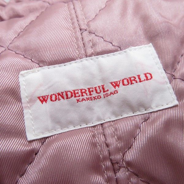 最終お値下げ！　カネコイサオワンダフルワールドキルティングロングコート wu ワンダフルワールド WONDERFUL WORLD カネコイサオ ロング コート